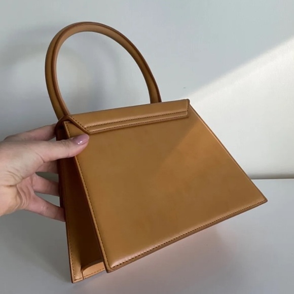 🩷✨SOLD✨🩷 Jacquemus Le Grand Chiquito Bag Beige Dark Yellow - Picture 6 of 8